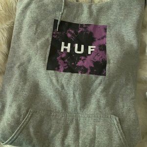 Huf Purple Box Logo Hoodie